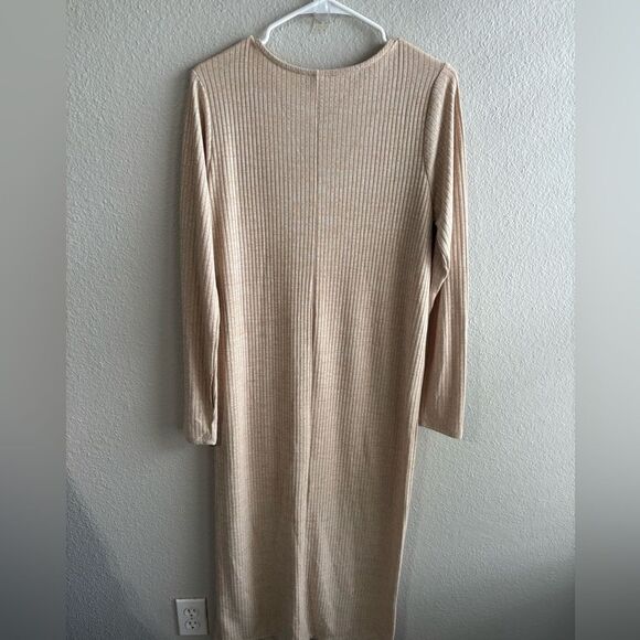 ❤️Old Navy Rib Knit Cardigan Midi Dress - Picture 5 of 7